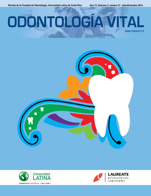 					Ver Vol. 2 Núm. 21 (12): Odontología Vital, Núm 21, Julio - Diciembre 2014
				
